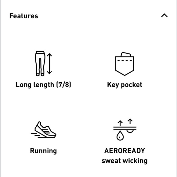 NWT Adidas Optime Trainicons 7/8 Leggings Size Small - Picture 10 of 10